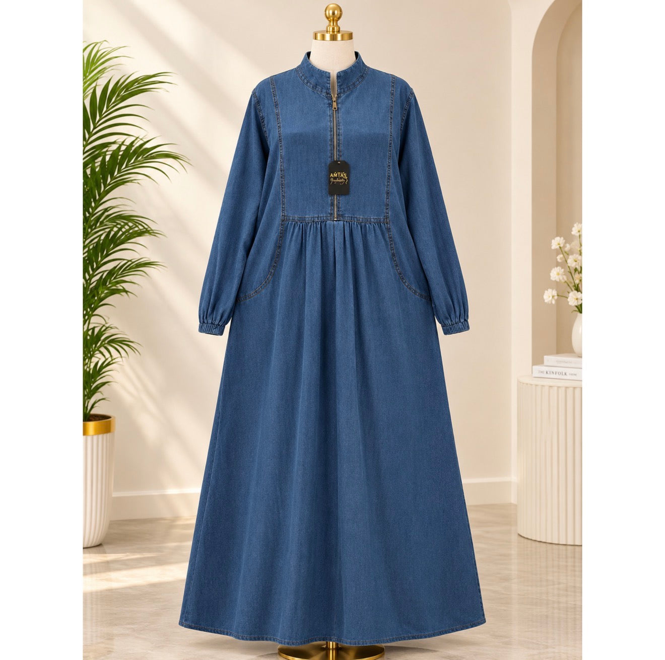 DENIM ABAYA